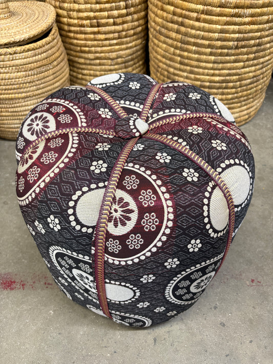 Moroccan Stuffed Fabric Pouf