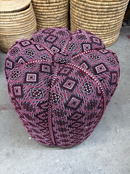 Moroccan Stuffed Fabric Pouf