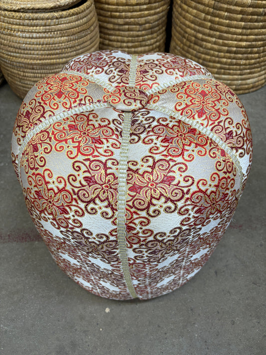 Moroccan Stuffed Fabric Pouf