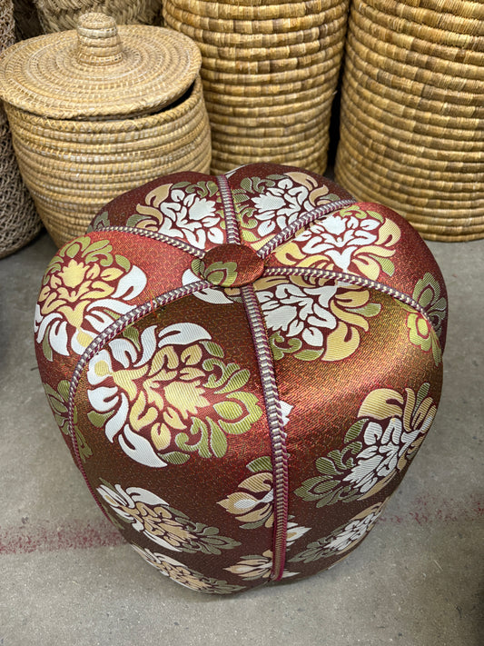 Moroccan Stuffed Fabric Pouf