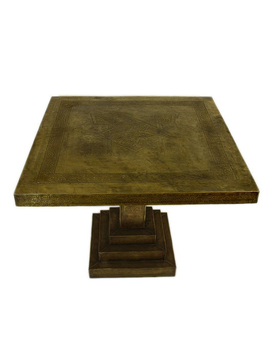 Antique Brass Platedtable Square Table