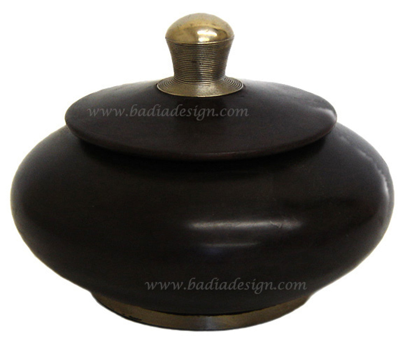 Moroccan Tadelakt Round Ceramic Jar