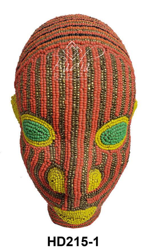 Handmade African Beaded Heads