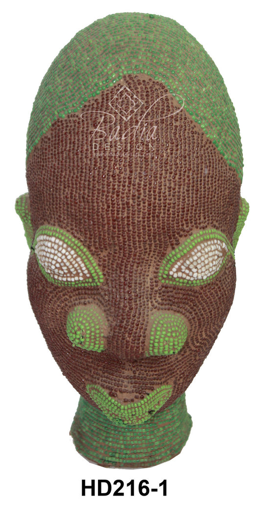 Handmade African Beaded Heads