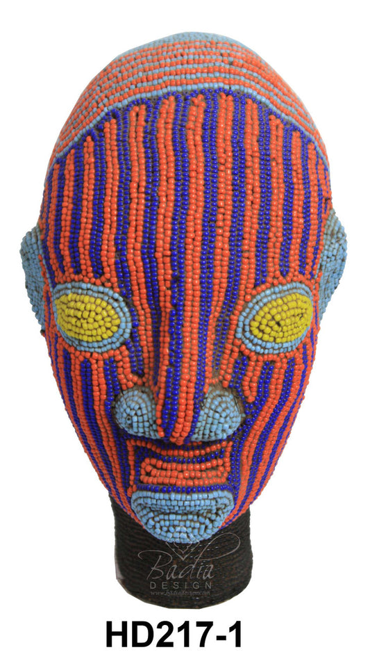 Handmade African Beaded Heads