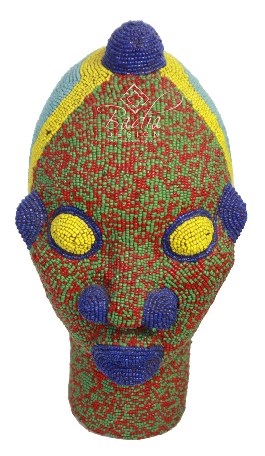 Handmade African Beaded Heads - HD218