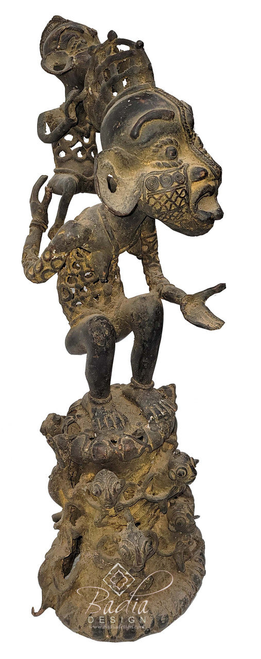Antique Bronze Sculpture from Cameroon
