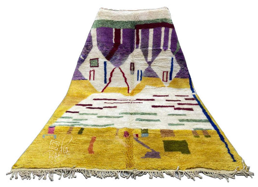 Multi-Color Handmade Berber Area Rug