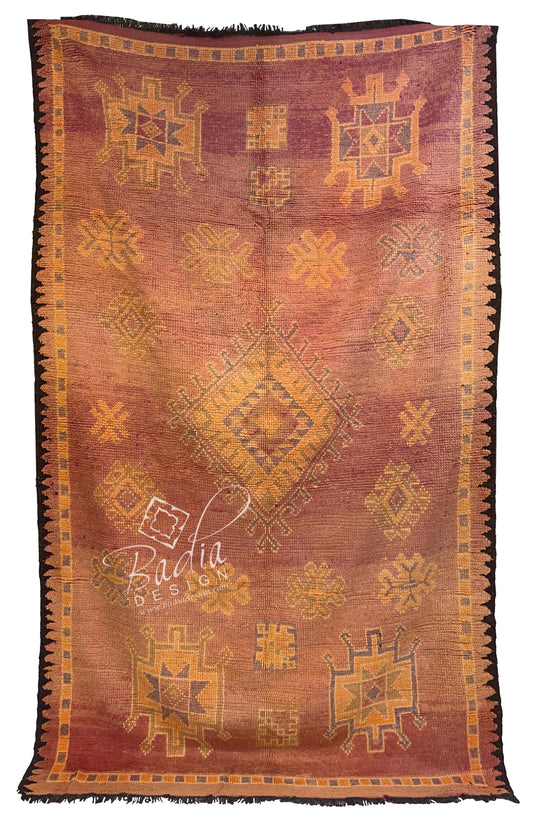 Vintage Multi-Color Moroccan Tribal Rug