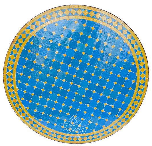 Round Moroccan Tile Table Top