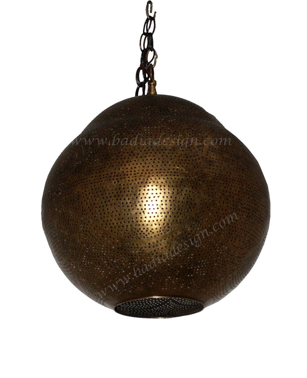 Moroccan Hanging Brass Lantern