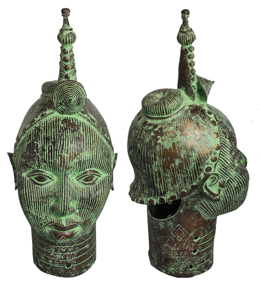 Bronze Metal African Heads - HD223
