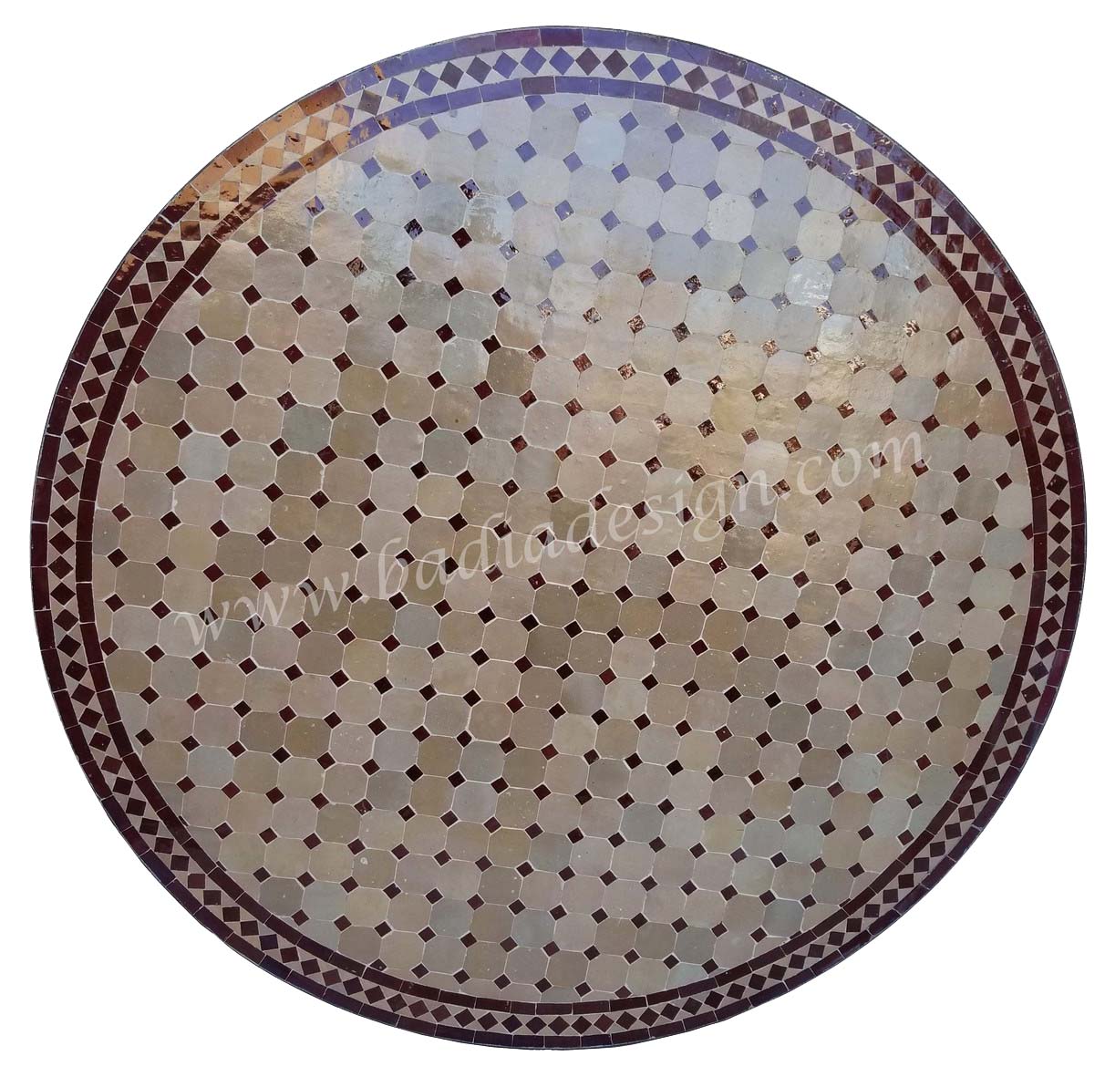 Moroccan Mosaic Tile Table Top