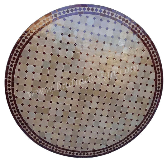 Moroccan Mosaic Tile Table Top