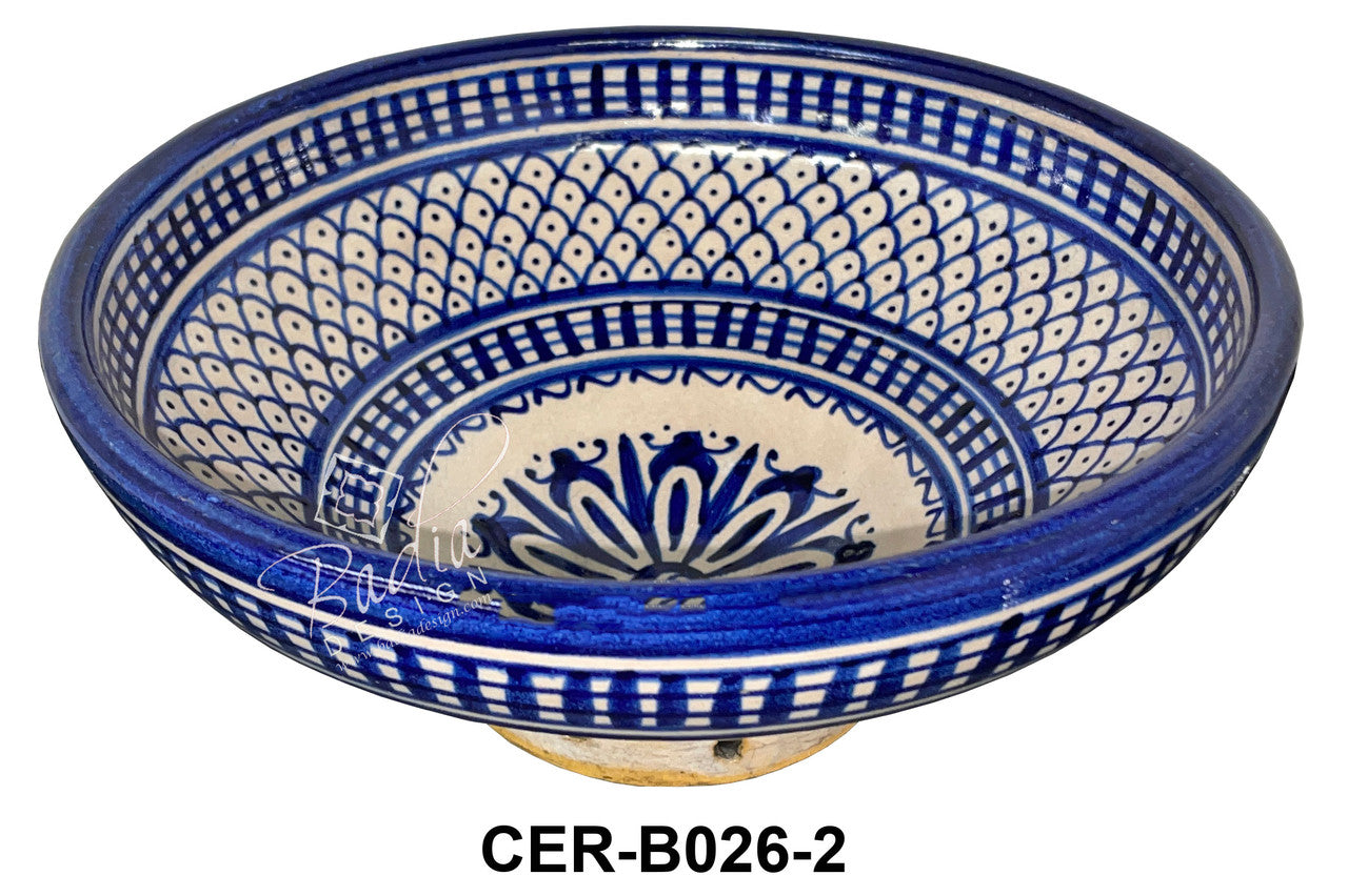 Multi-Color Hand Painted Ceramic Bowls