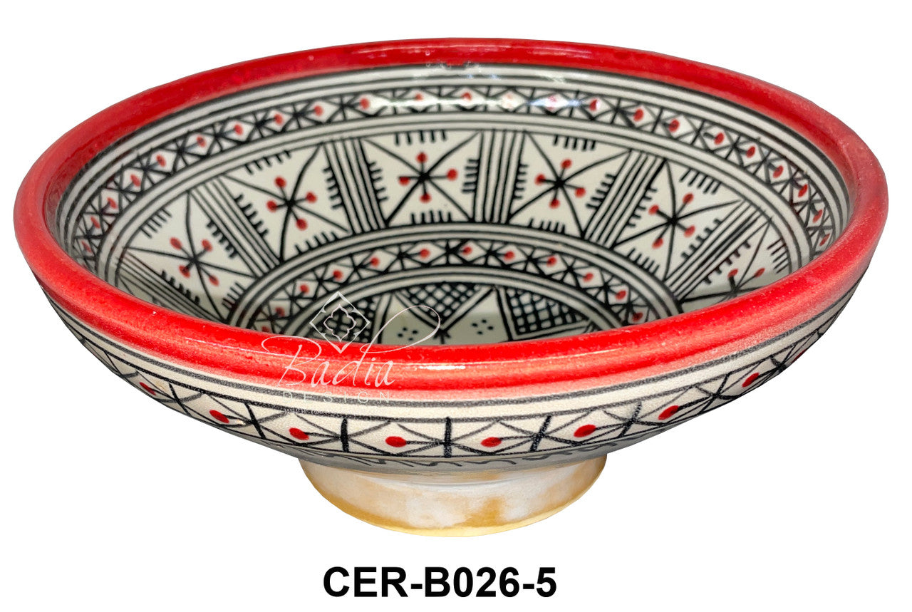 Multi-Color Hand Painted Ceramic Bowls