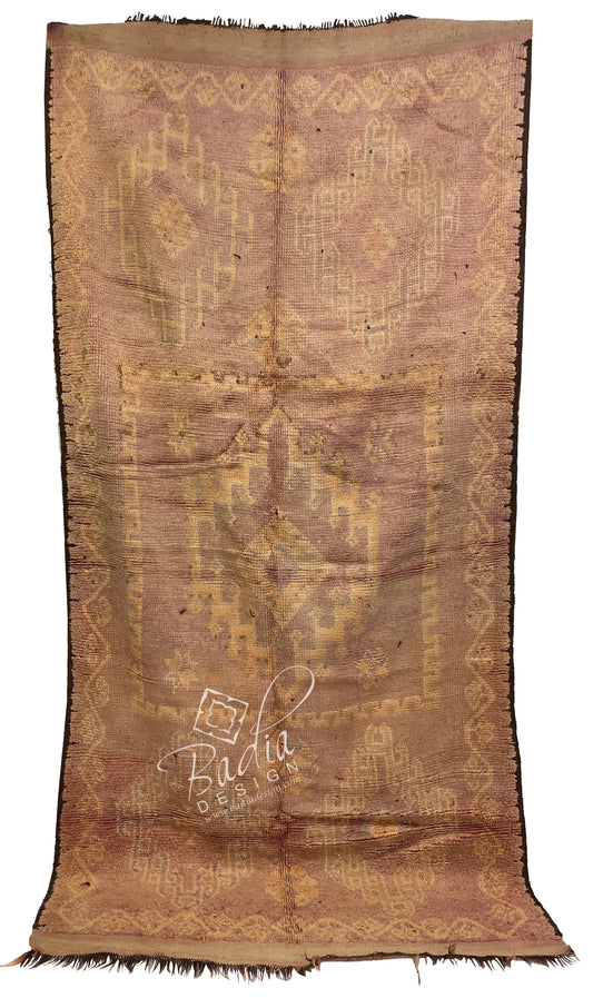 Vintage Multi-Color Moroccan Tribal Rug