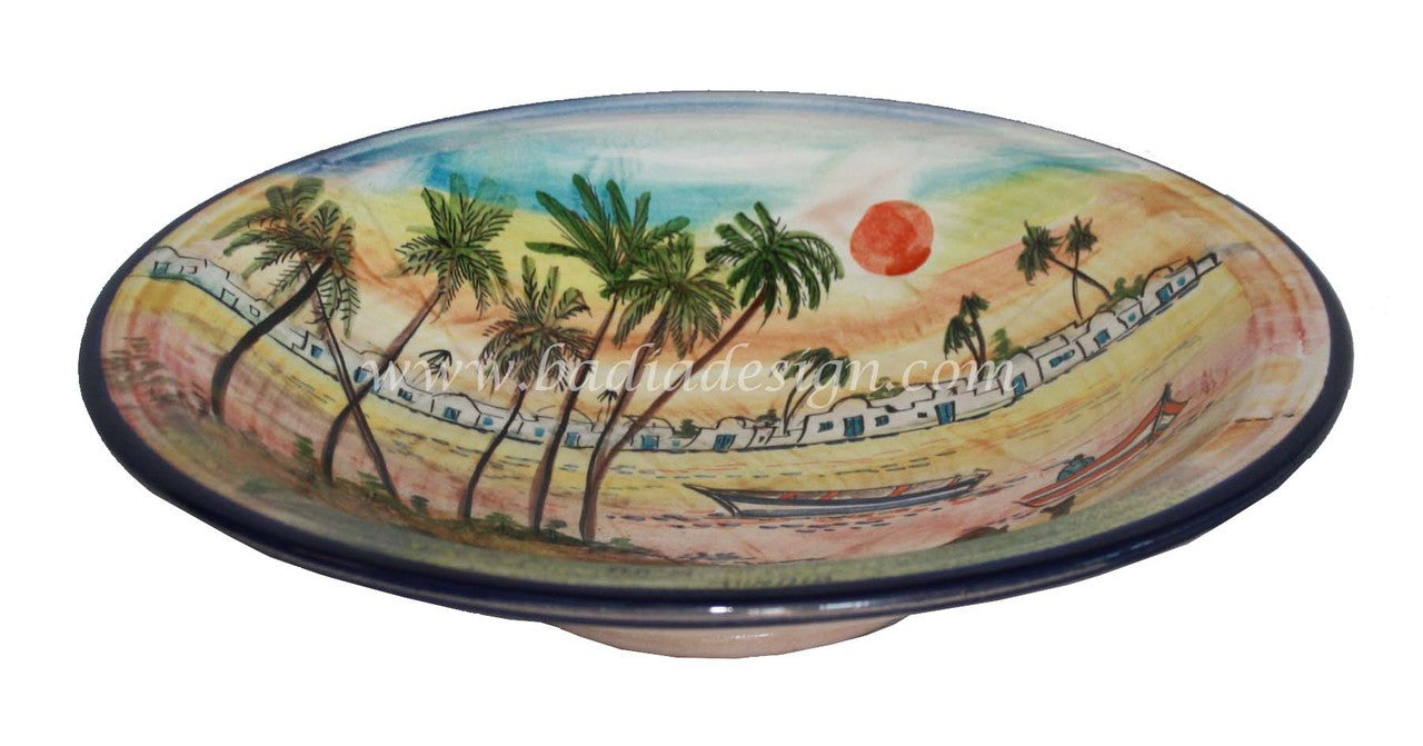 Hand Painted Artistic Ceramic Bowl