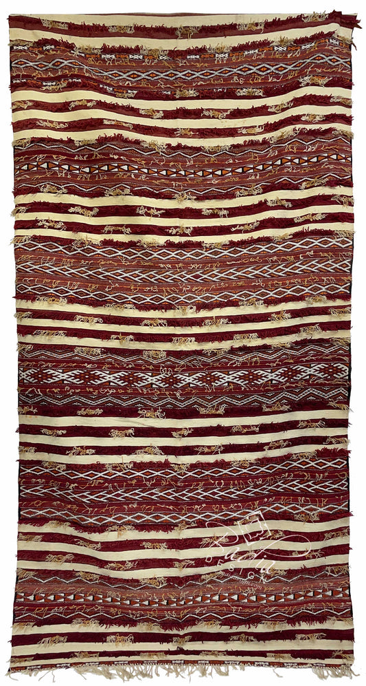 Multi-Color Moroccan Kilim Rug