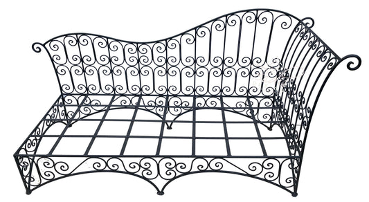 Wrought Iron Bench - WIB004