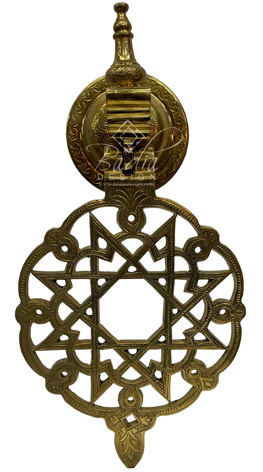 Large Brass Door Knocker - HD317