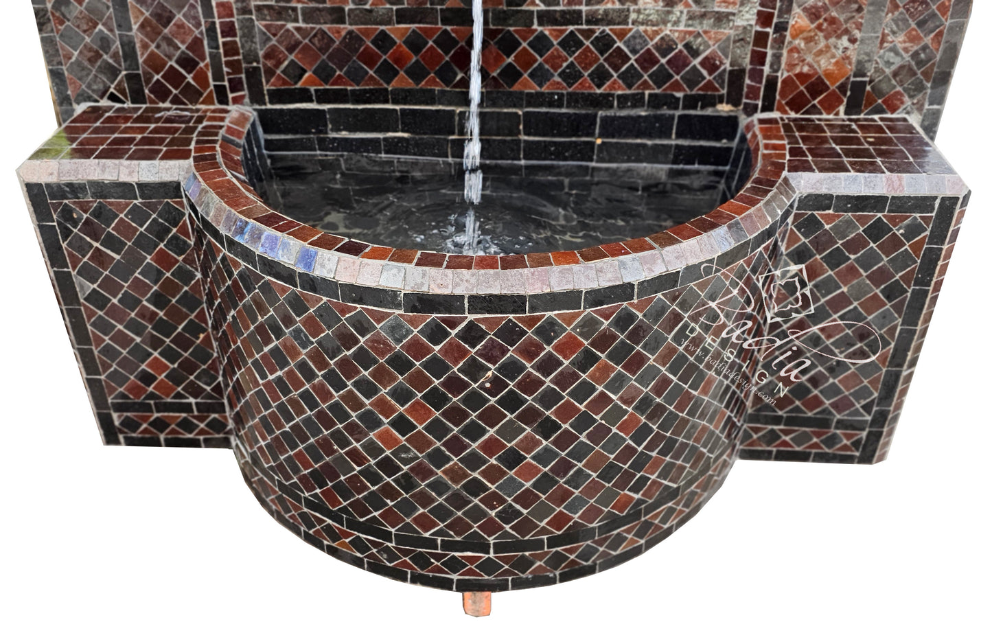 Large Reddish Brown Water Fountain