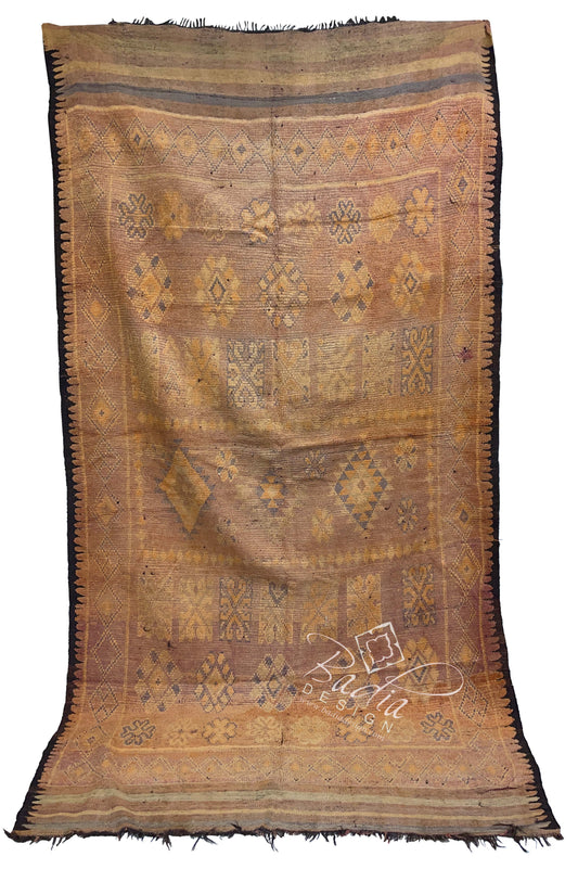 Large Vintage Moroccan Tribal Rug
