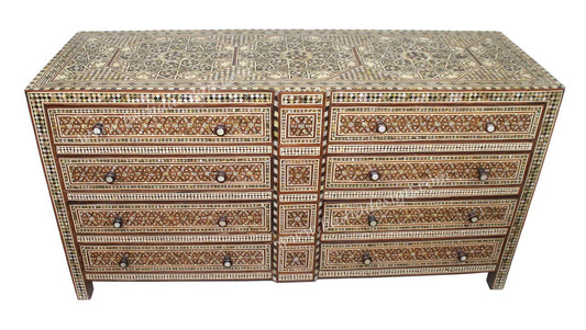 Large Syrian Mother of Pearl Inlay Dresser