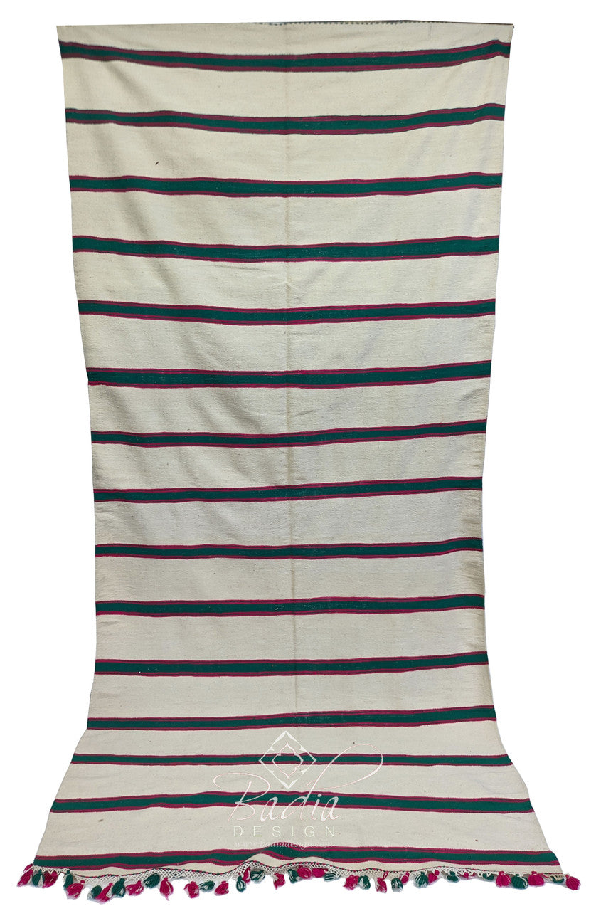 Beige Multi-Color Berber Rug