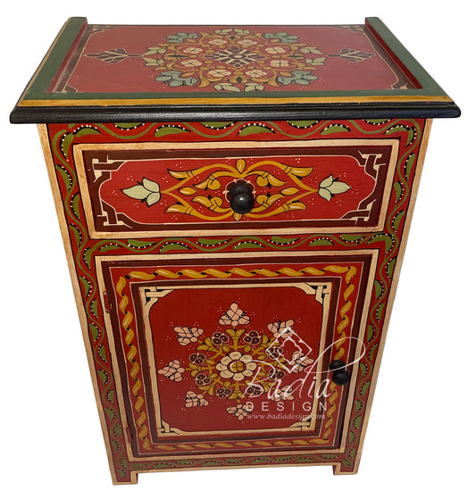 Hand Painted Bedroom Nightstand