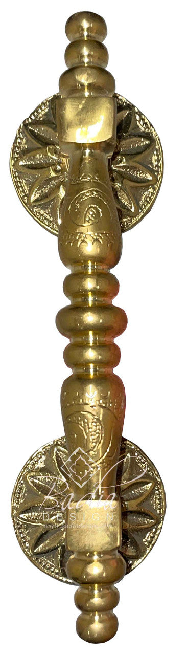 Moroccan Engraved Brass Door Handle