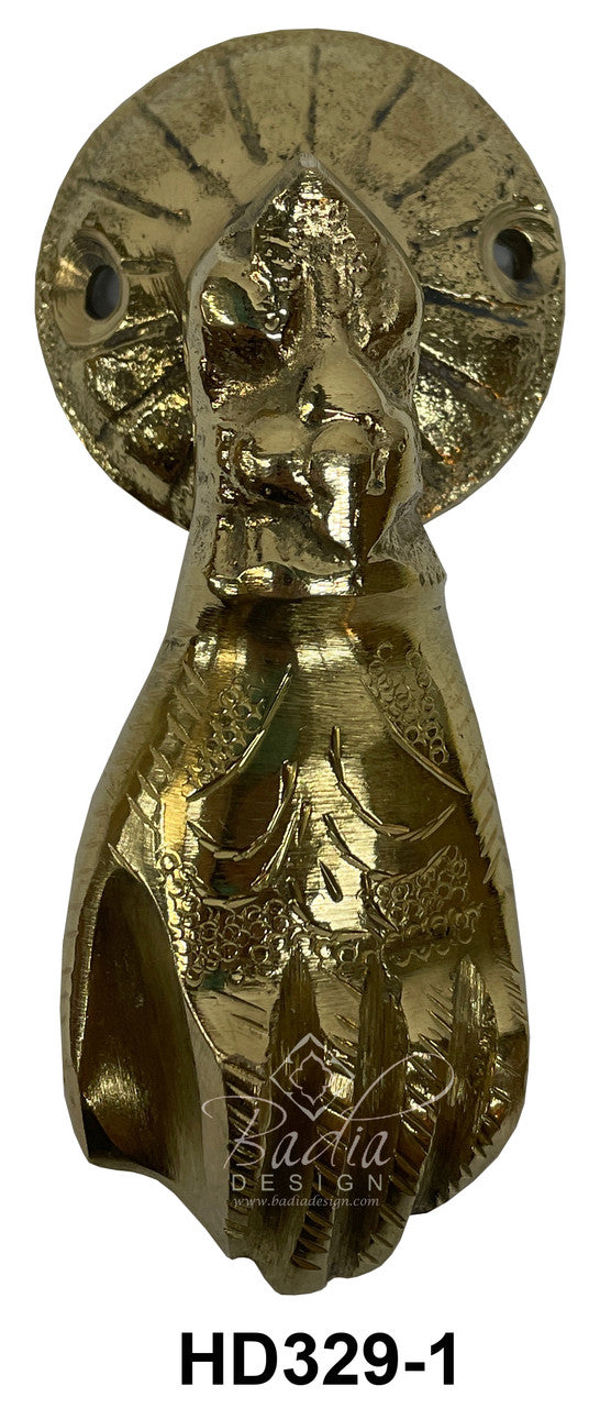 Moroccan Brass Hand Door Knocker