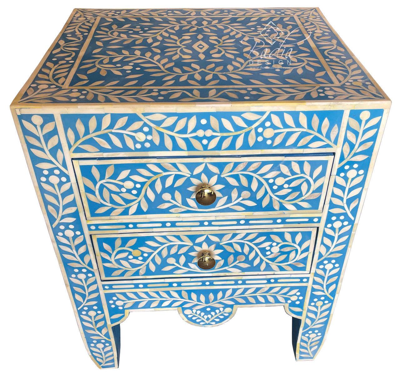 Camel Bone Bedside Nightstand