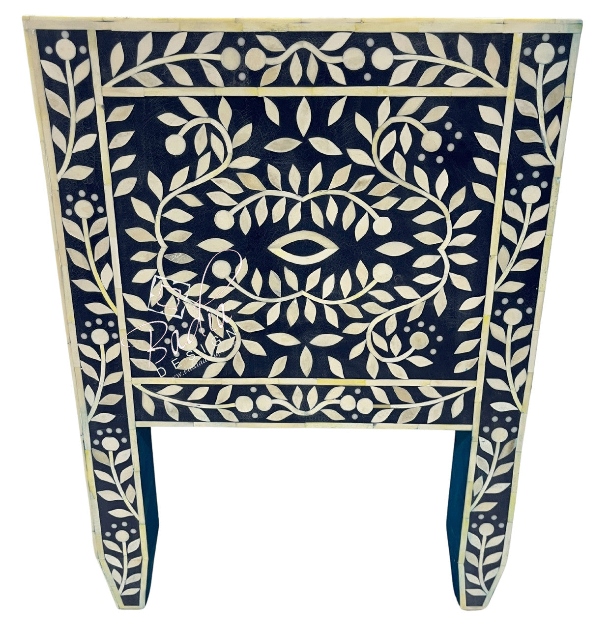 Handcrafted Moroccan Camel Bone Nightstand