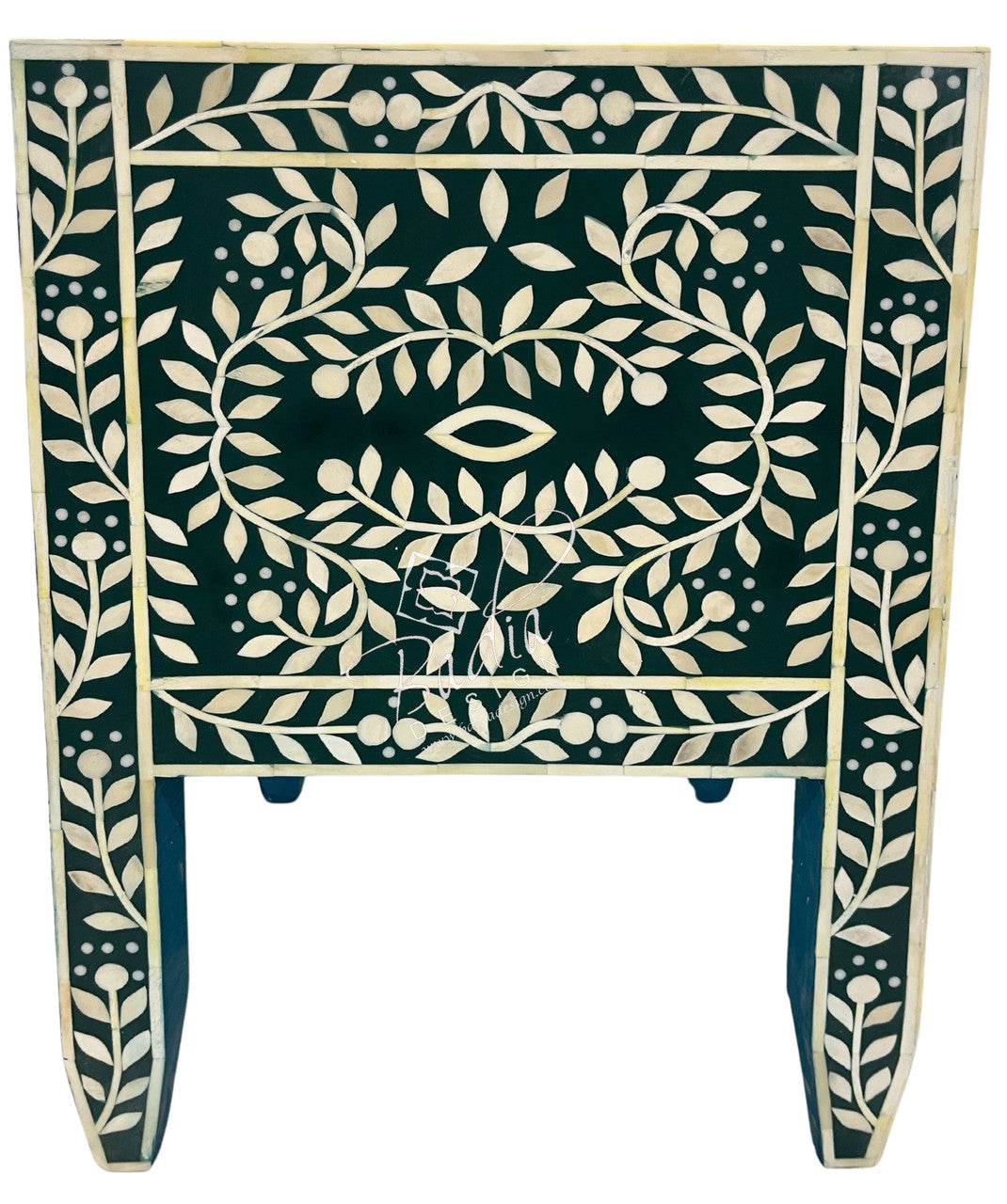 Handcrafted Moroccan Camel Bone Nightstand