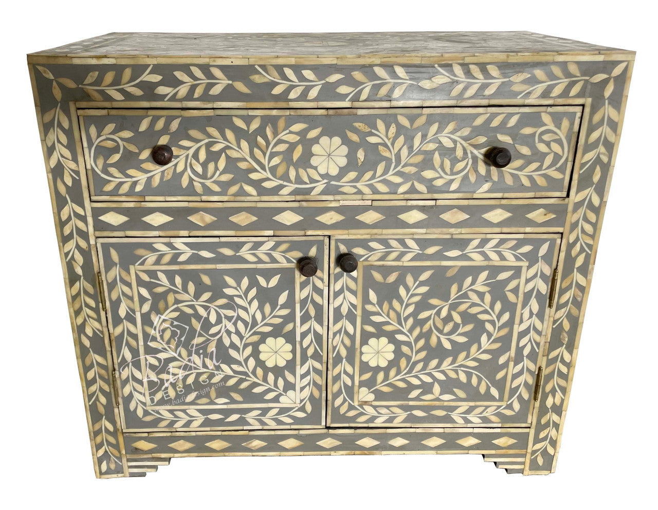 Moroccan Camel Bone Storage Cabinet