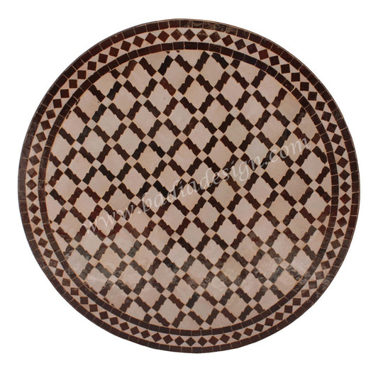Intricately Designed Tile Table Top
