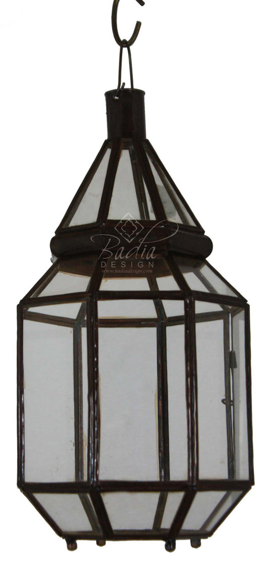 Clear Glass Floor Lantern