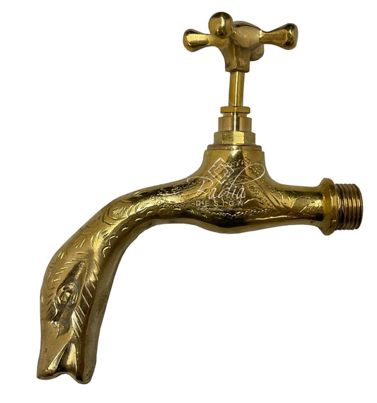Engraved Brass Water Faucet - BSP002