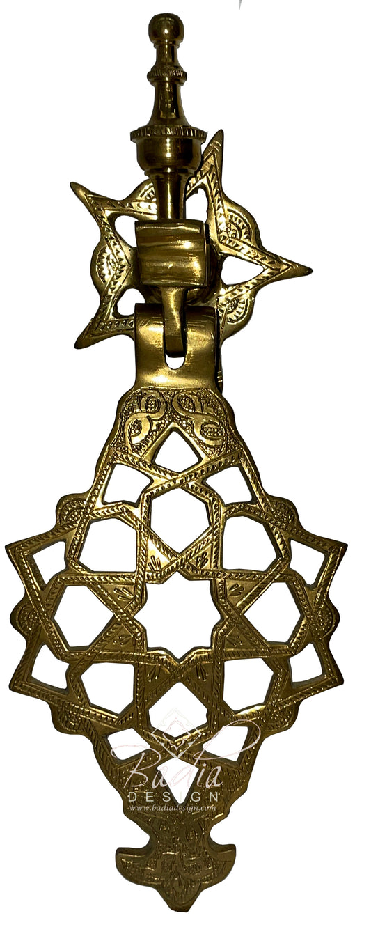 Hand Designed Brass Door Knocker - HD319