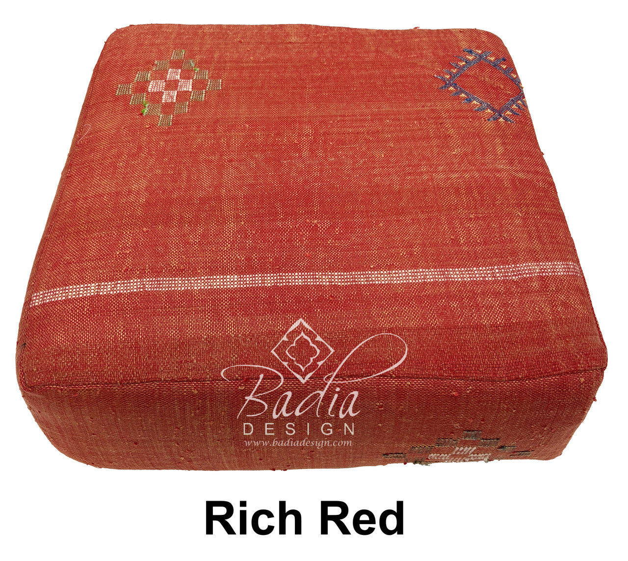 Handwoven Square Kilim Floor Cushions