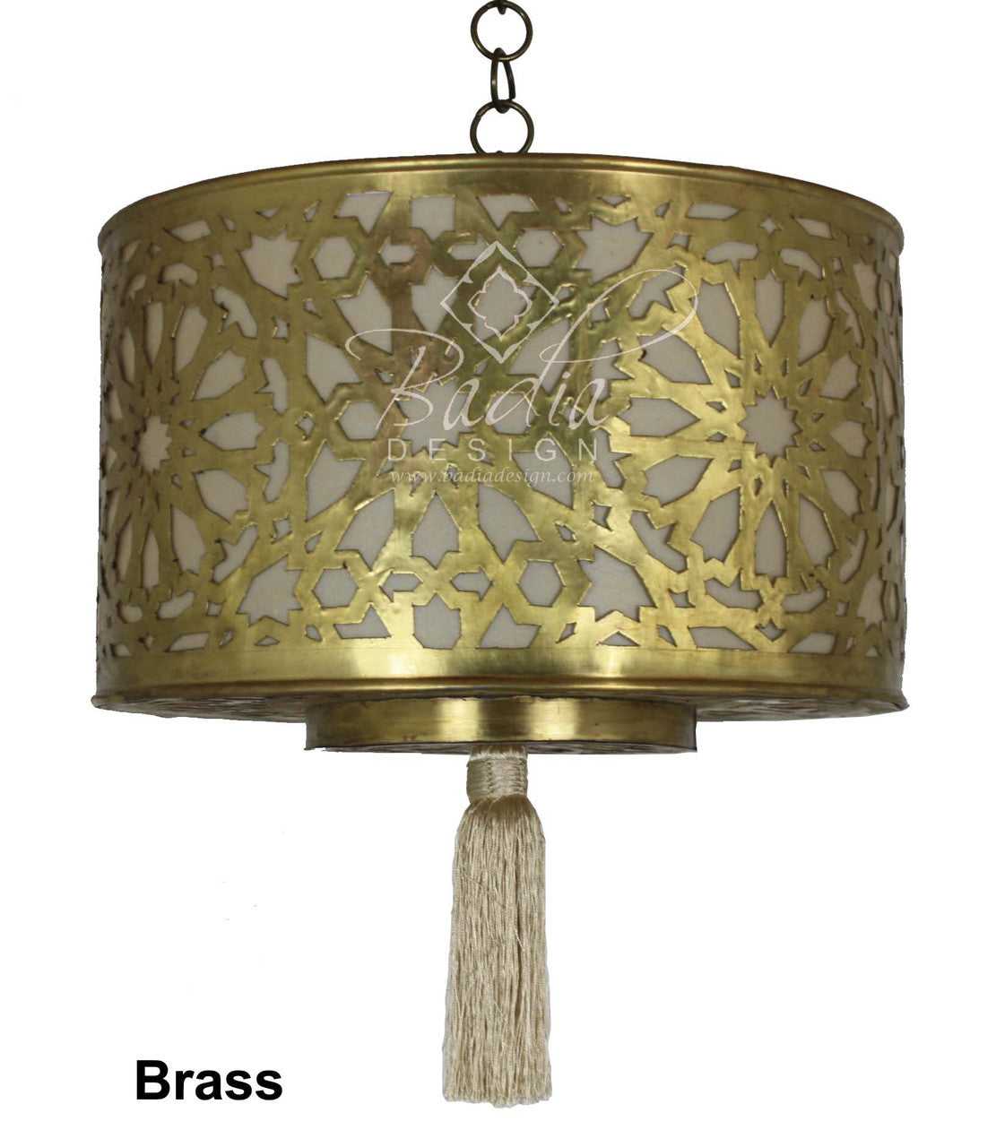 Hanging Brass and Silver Lights