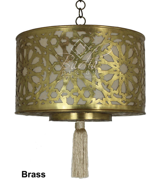 Hanging Brass and Silver Lights