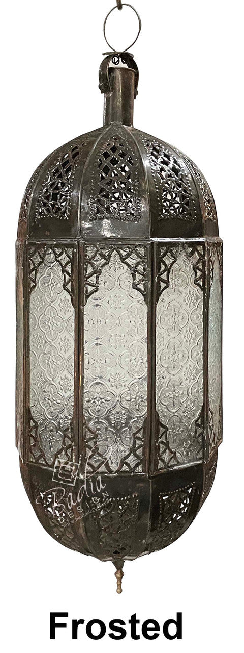 Hanging Multi-Color Glass Lanterns