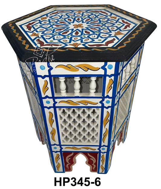 Colorful Hand Painted Side Tables