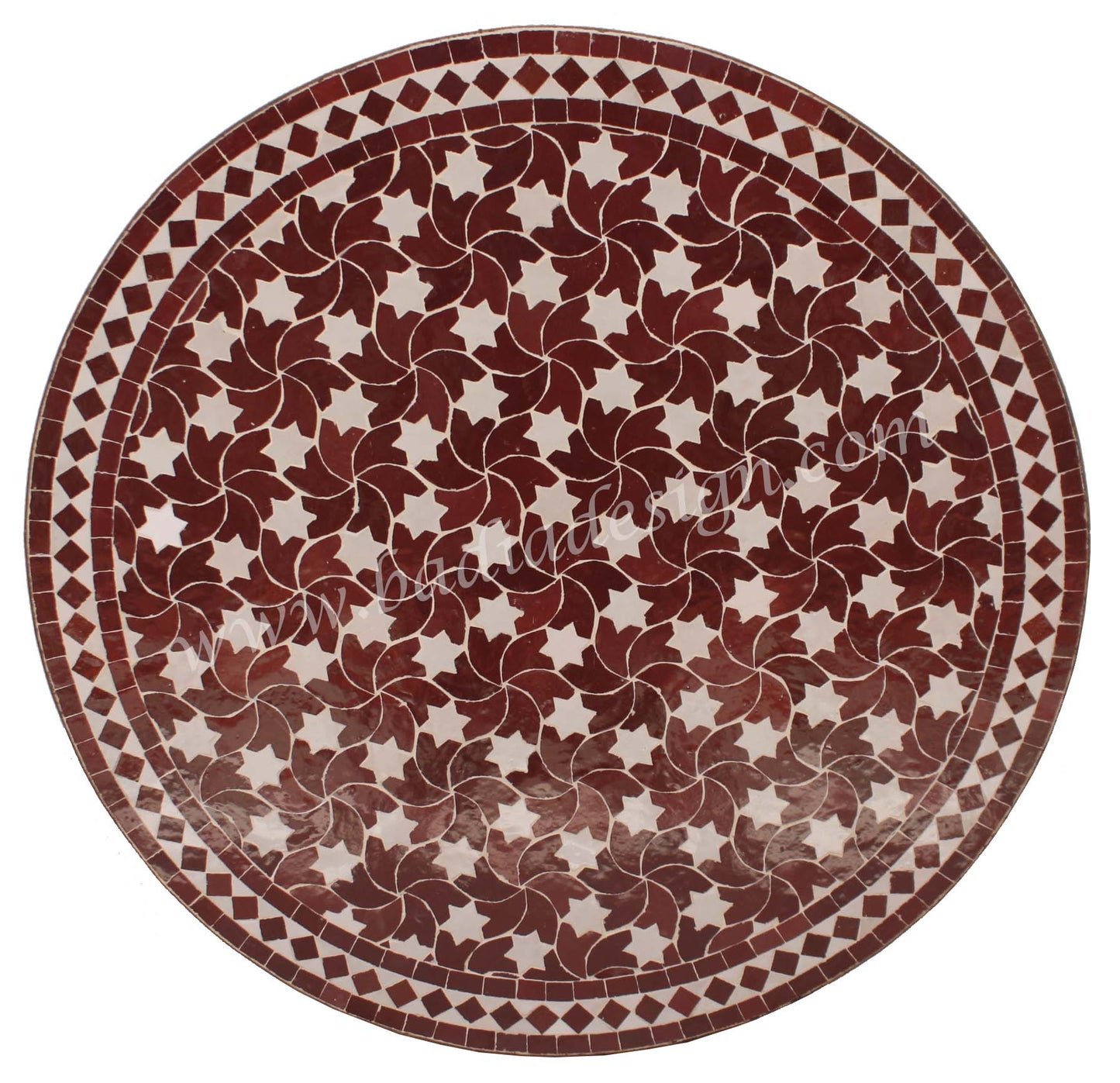Round Mosaic Tile Table Top