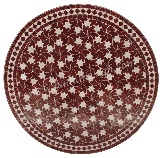 Round Mosaic Tile Table Top