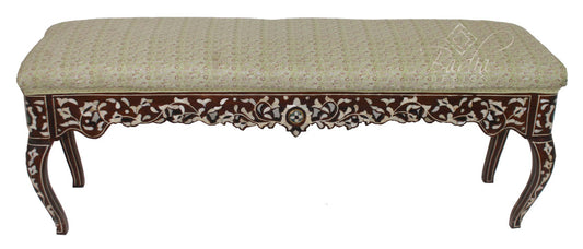 Moroccan Mother of Pearl Inaly Bench