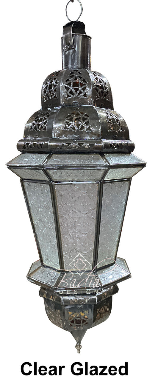 Multi-Color Hanging Glass Lanterns