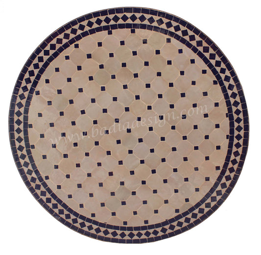 Round Mosaic Tile Table Top